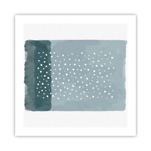 Poster - Auf Blau gewachsen - 50x50 cm