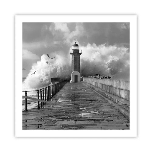 Poster - Furchtlos - 60x60 cm