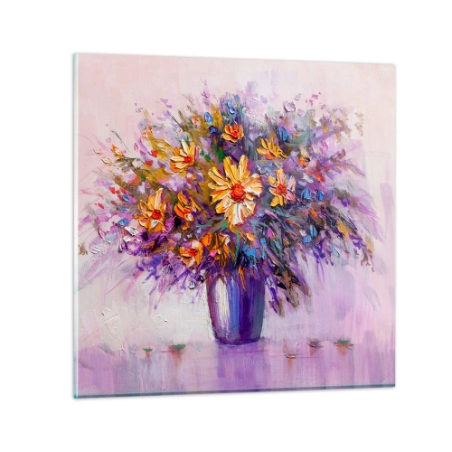 Glasbild - Bild auf glas - Es riecht süß, sieht süß aus - 30x30 cm