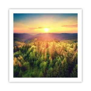 Poster - Scheitelpunkte und Spitzen - 60x60 cm