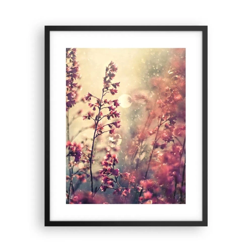 Poster in einem schwarzem Rahmen - Geheimnisvoller Garten - 40x50 cm