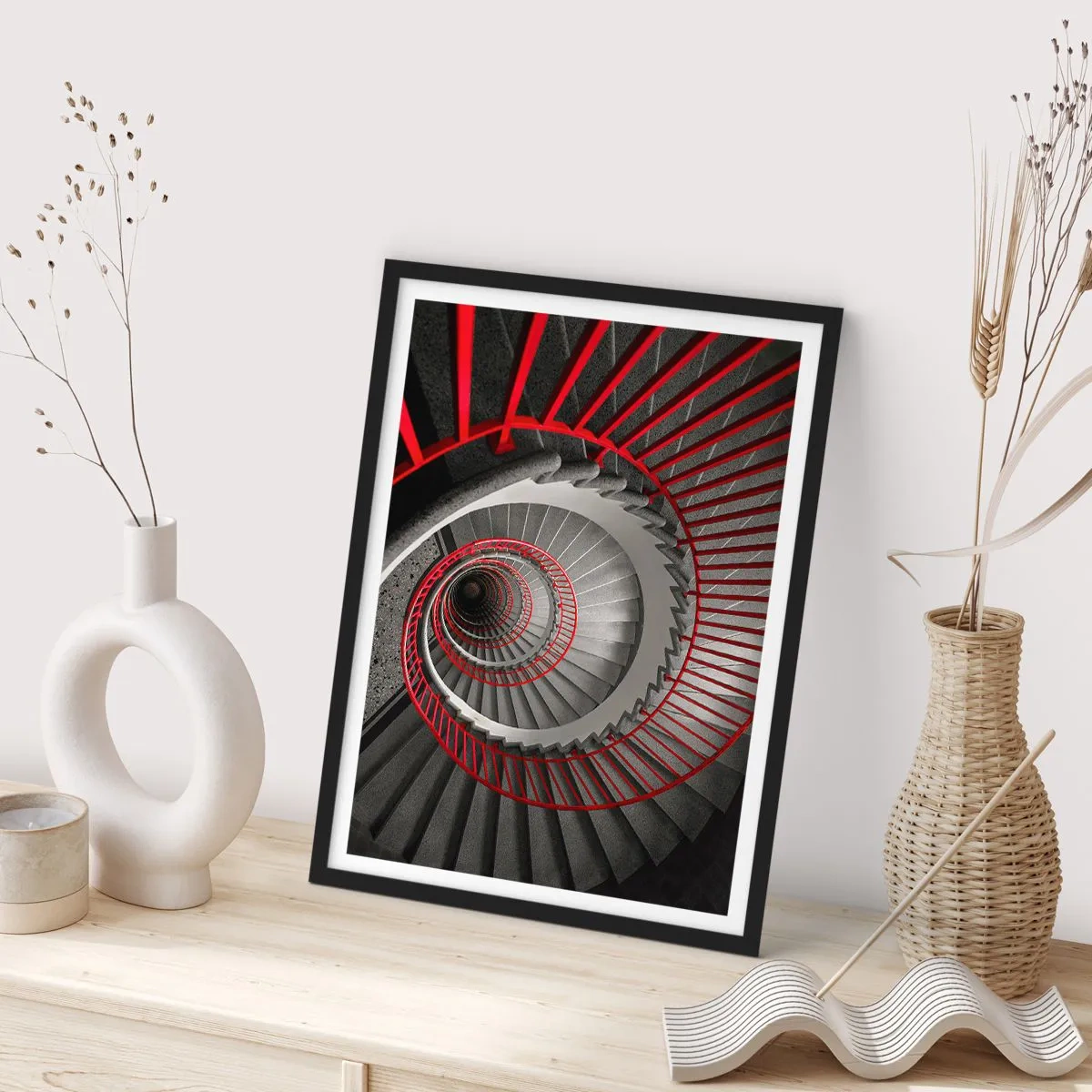 Poster in einem schwarzem Rahmen - Architekturspaß - 61x91 cm