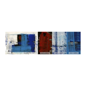 Fototapeten Muster Selbstklebend Deluxe Sticker - Geheimnis ist blau - Abstraktion, Stück, Modernität - 100x30 cm