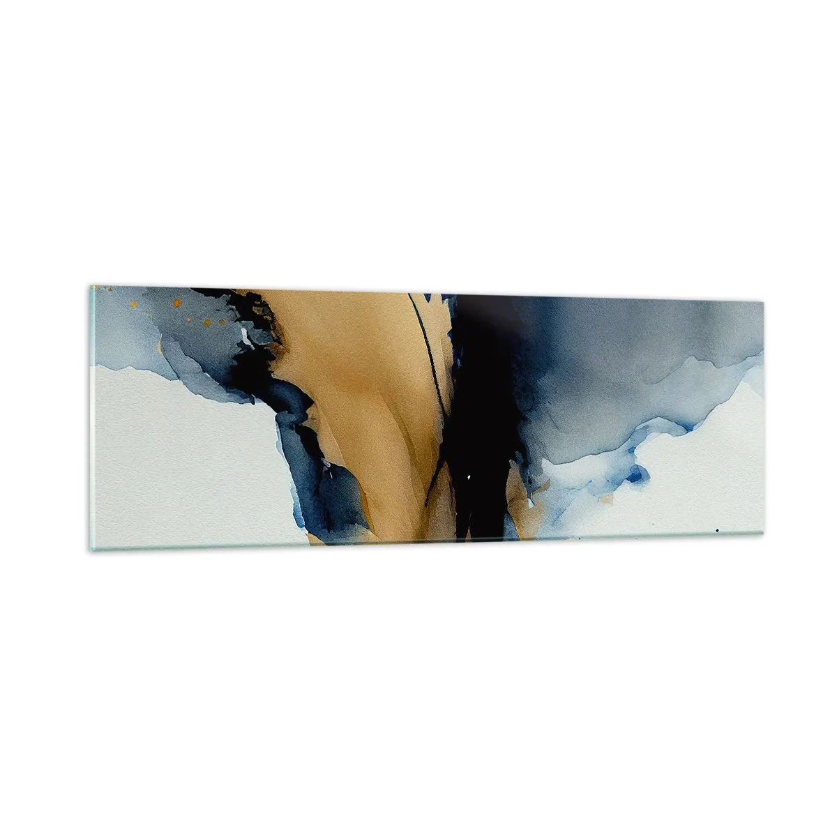 Glasbild - Bild auf glas - Hinter dem Vorhang - 90x30 cm