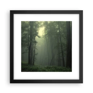 Poster in einem schwarzem Rahmen - Bevor er aufwacht - 30x30 cm