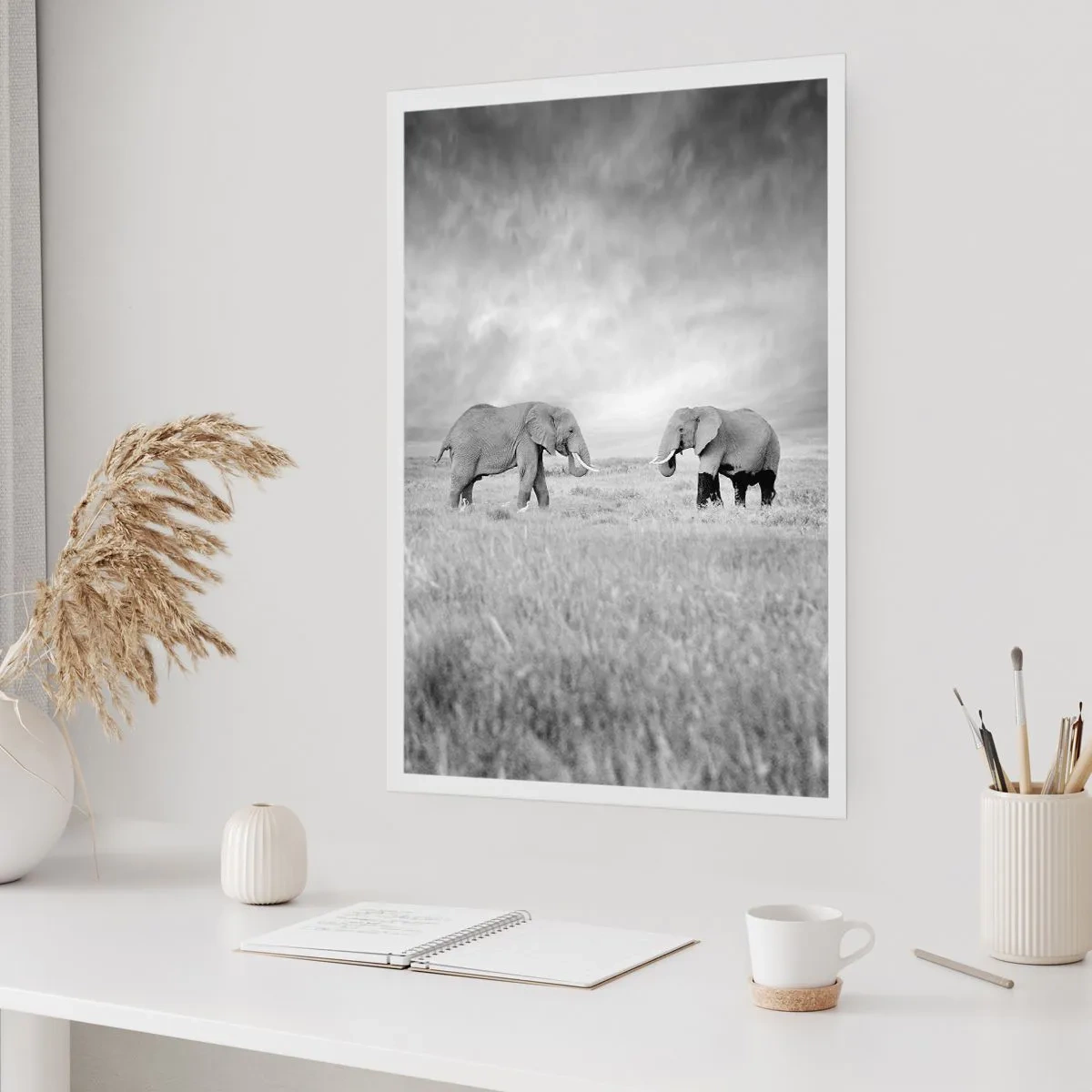 Poster - Grau ist schön - 30x40 cm