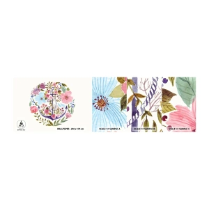 Fototapetenmuster Standard Eco - Guter Traum eines Seemanns - Anker, Boho, Strand - 100x30 cm