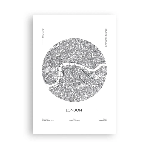 Poster - Anatomie von London - 70x100 cm