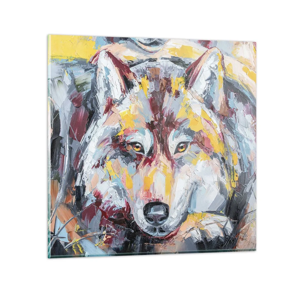 Glasbild - Bild auf glas - Seelenfrieden unter den Lieben - 30x30 cm