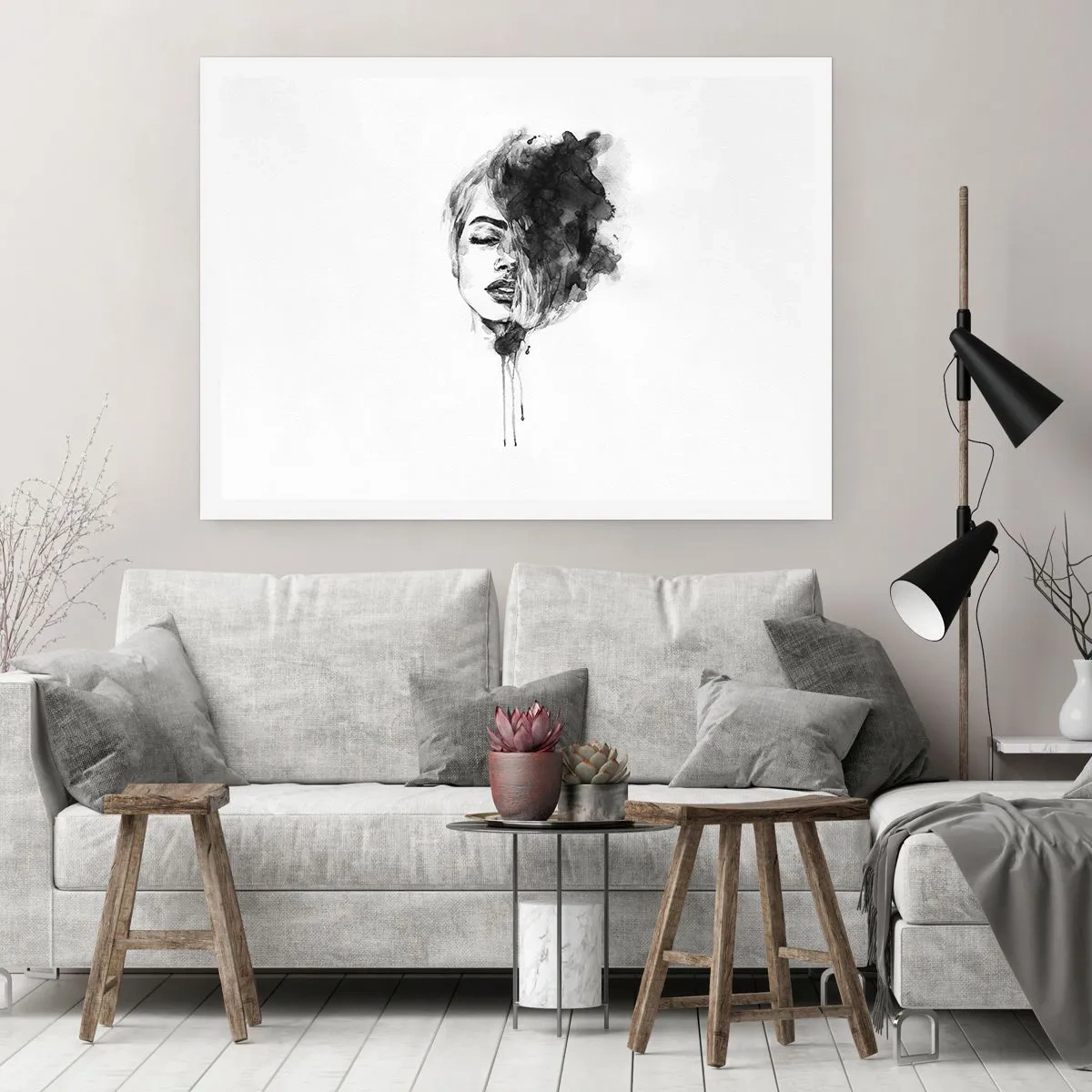 Poster - Wovon träumt das Mädchen - 40x30 cm