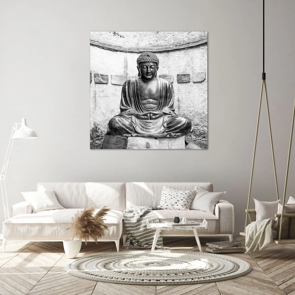 Bild auf Leinwand - Leinwandbild - An der Quelle des Friedens - 50x50 cm