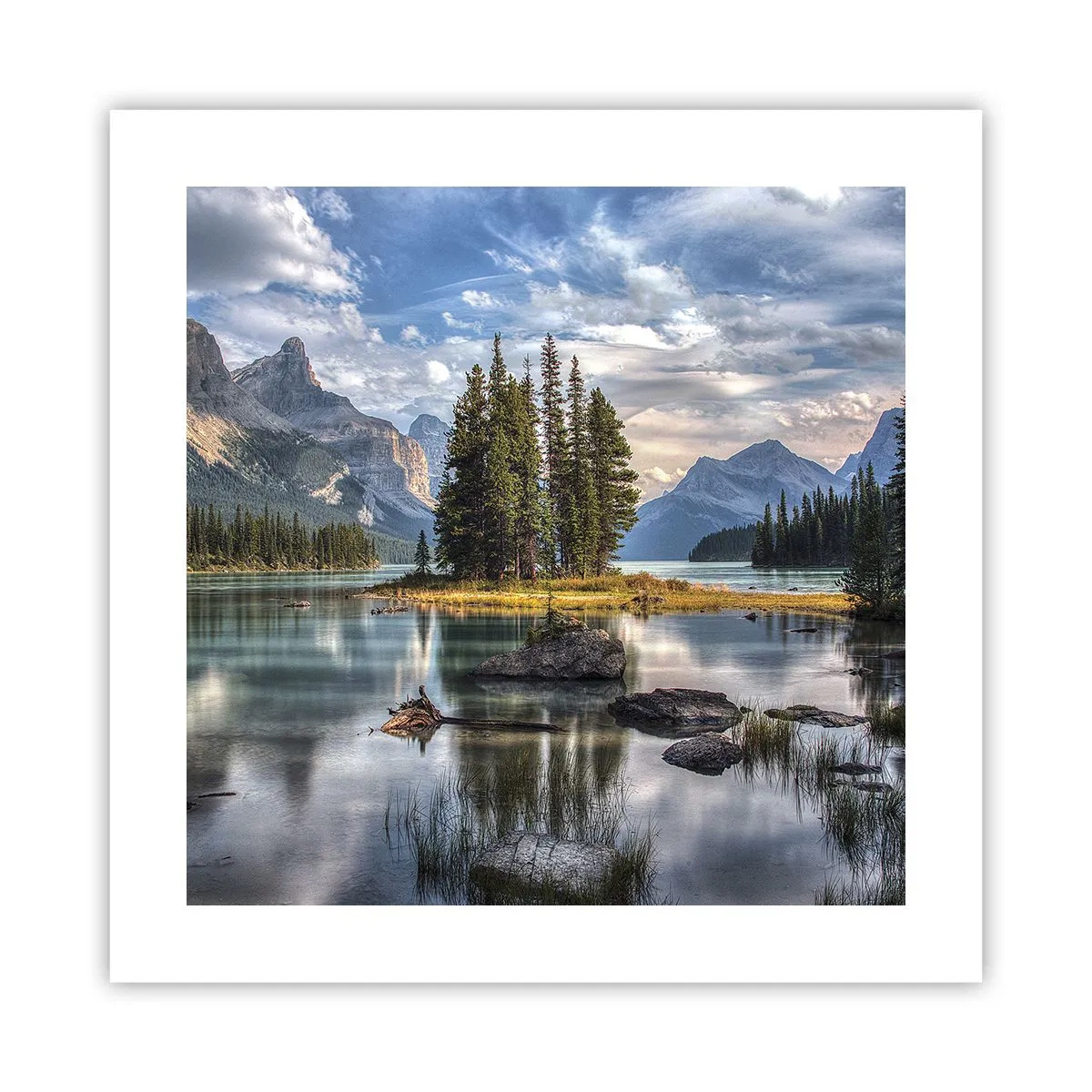 Poster - An dem tollen und sauberen Wasser ... - 40x40 cm