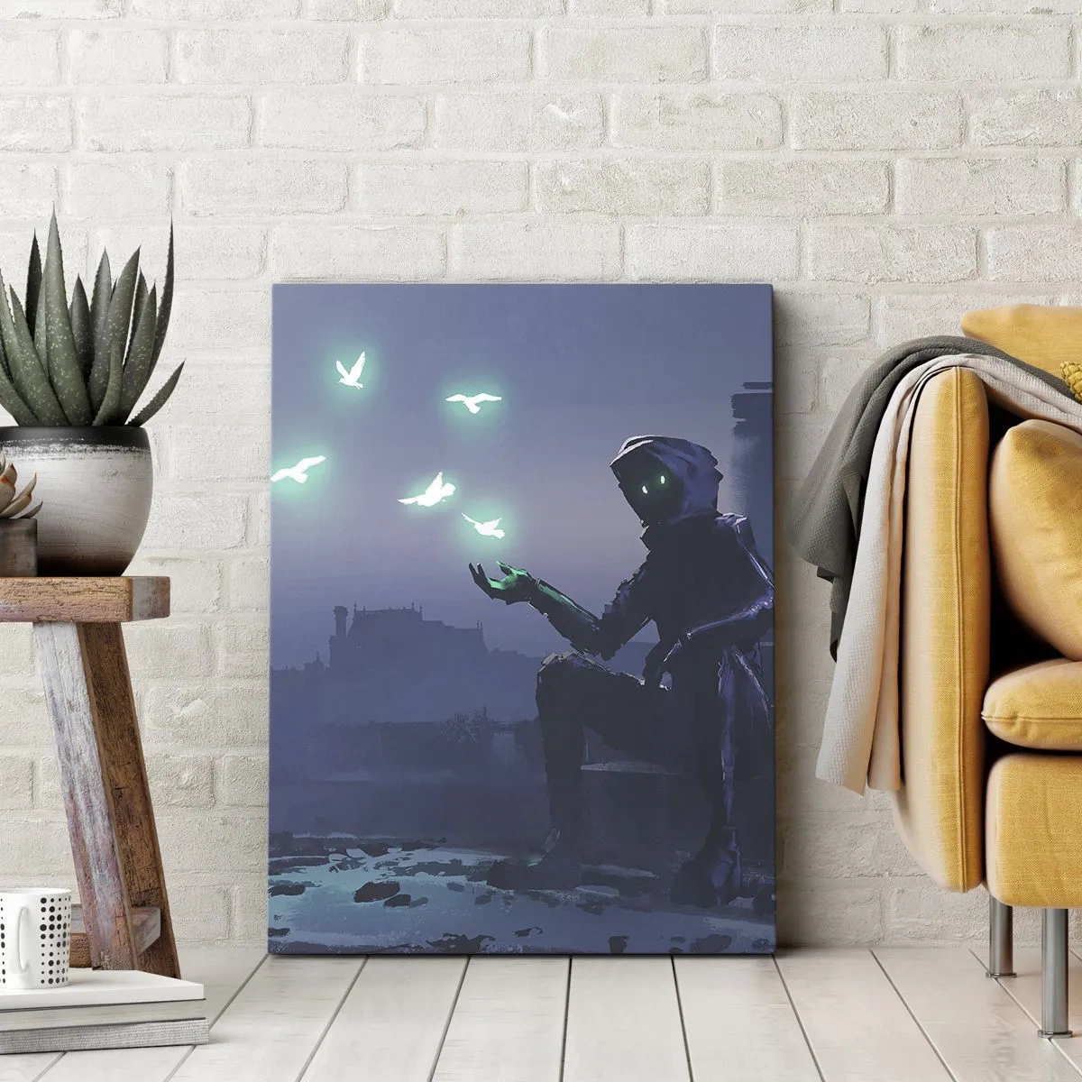 Bild auf Leinwand - Leinwandbild - Das Leben wird zurückkommen - 65x120 cm