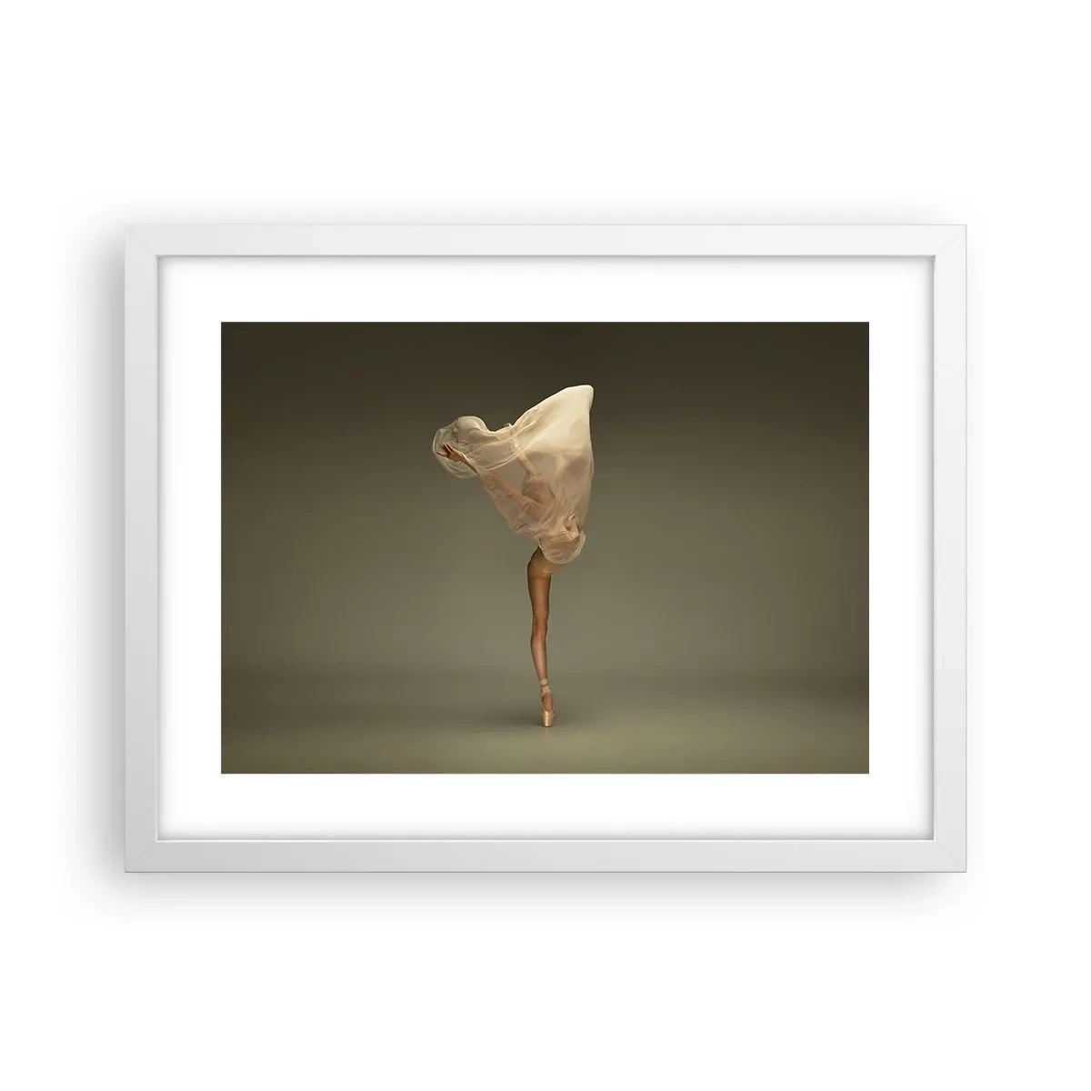 Poster in einem weißen Rahmen - Es wird bald auffliegen - 40x30 cm