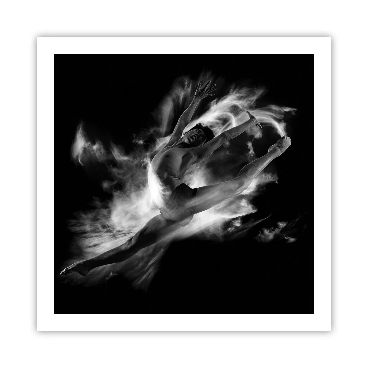 Poster - Im Flug hängen geblieben - 60x60 cm