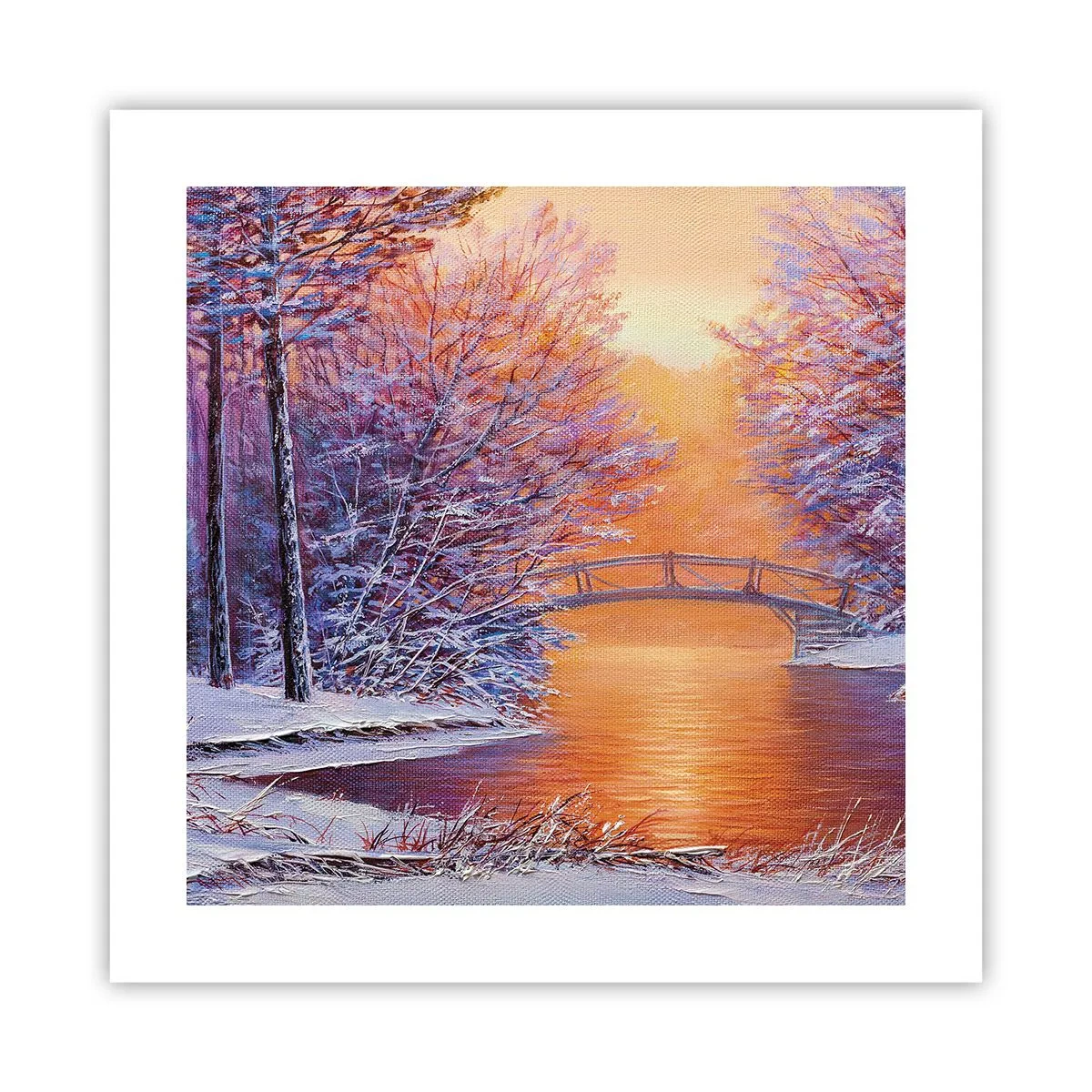 Poster - Treffen wir uns hier - 40x40 cm