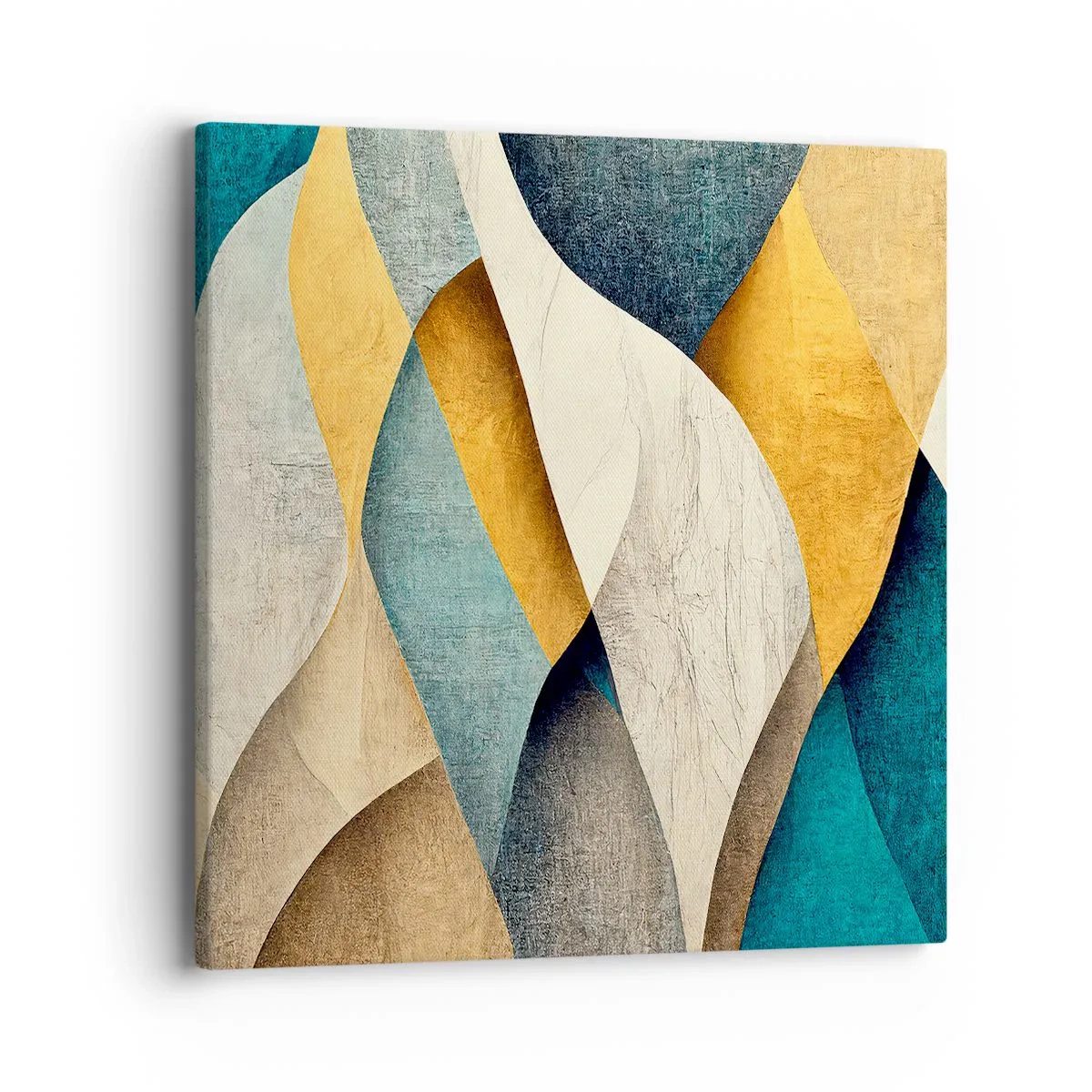 Bild auf Leinwand - Leinwandbild - Rhythmus und Welle - 40x40 cm