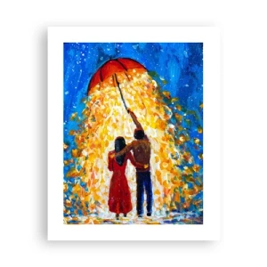 Poster - Zauber eines Regenabends? - 40x50 cm