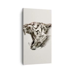 Bild auf Leinwand - Leinwandbild - Du weißt schon wer das Sagen hat - 45x80 cm