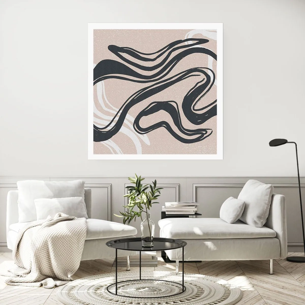 Poster - Vervielfachter Ausdruck - 40x40 cm