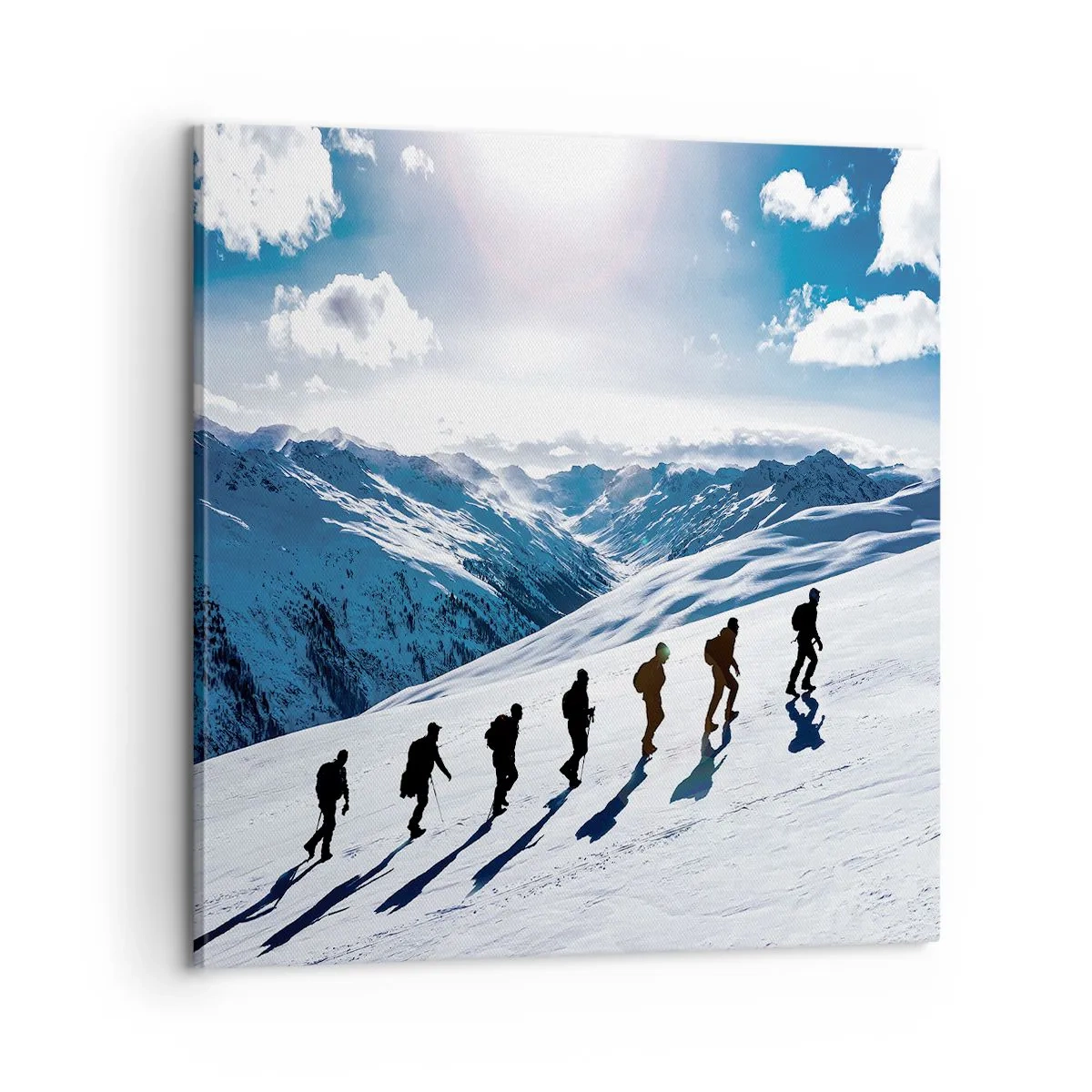 Bild auf Leinwand - Leinwandbild - Das Team der Eroberer - 60x60 cm