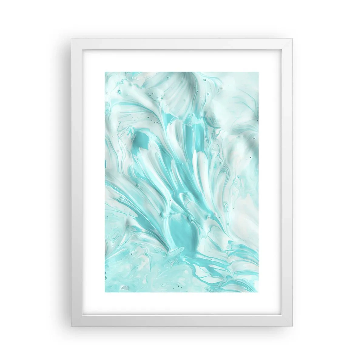 Poster in einem weißen Rahmen - Für immer zusammen - 30x40 cm