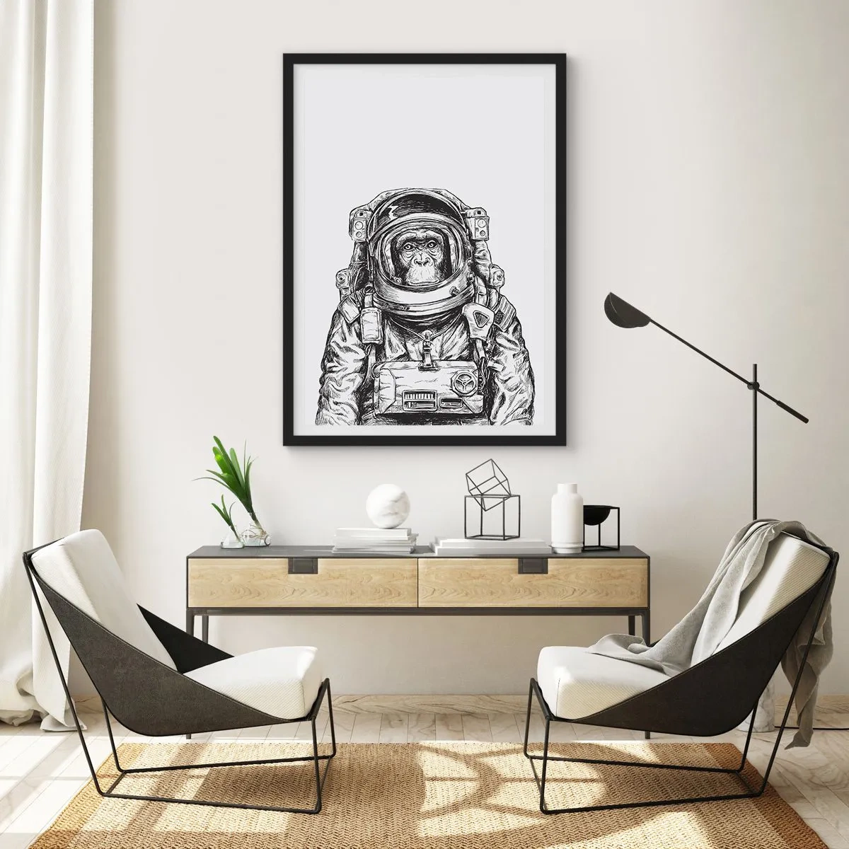Poster in einem schwarzem Rahmen - Alternative Evolution - 40x50 cm