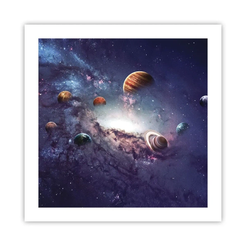 Poster - Solar-Tanz-System - 50x50 cm