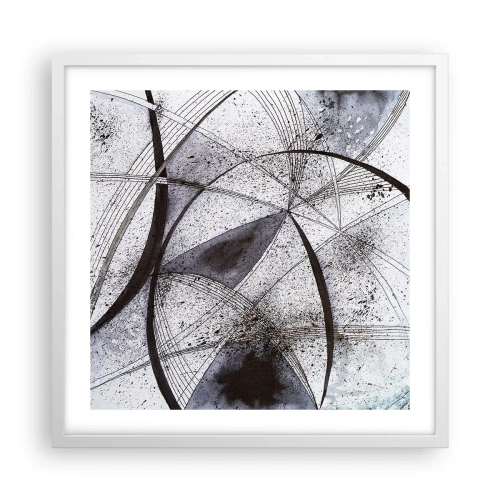 Poster in einem weißen Rahmen - Futuristische Fantasie - 50x50 cm