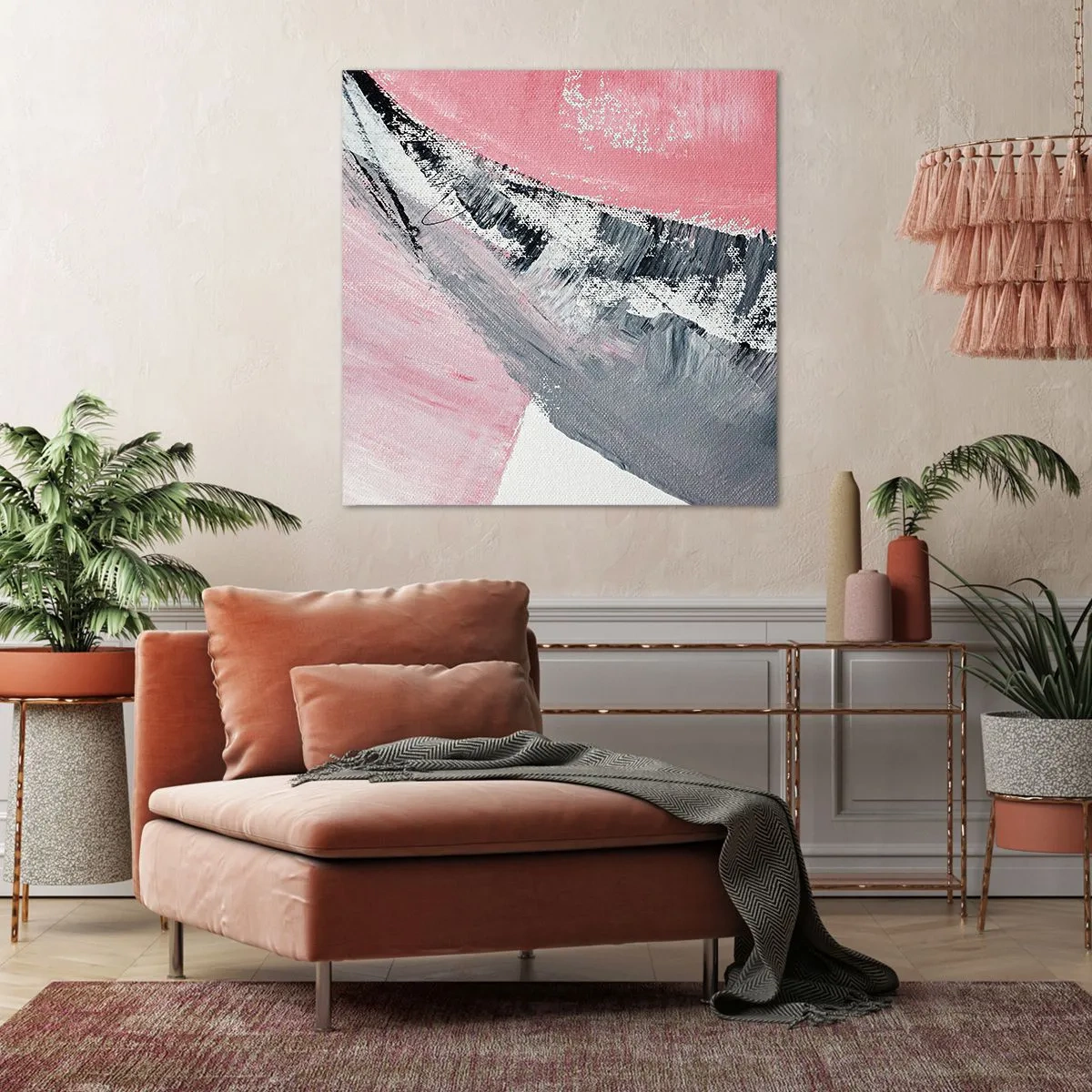 Bild auf Leinwand - Leinwandbild - Passende Komposition - 70x70 cm
