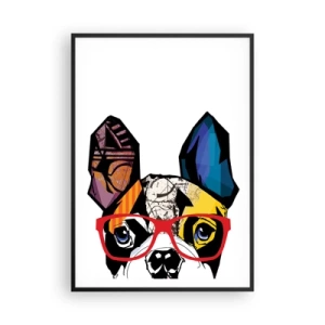 Poster in einem schwarzem Rahmen - Intellektuelle - 70x100 cm