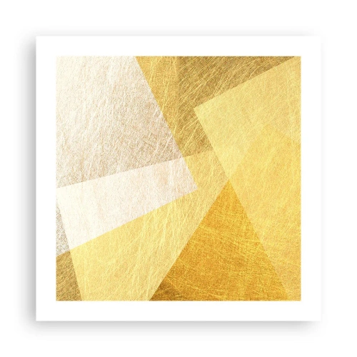 Poster - Geometriewetter - 50x50 cm