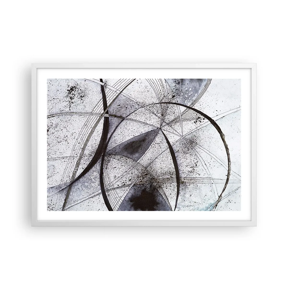 Poster in einem weißen Rahmen - Futuristische Fantasie - 70x50 cm