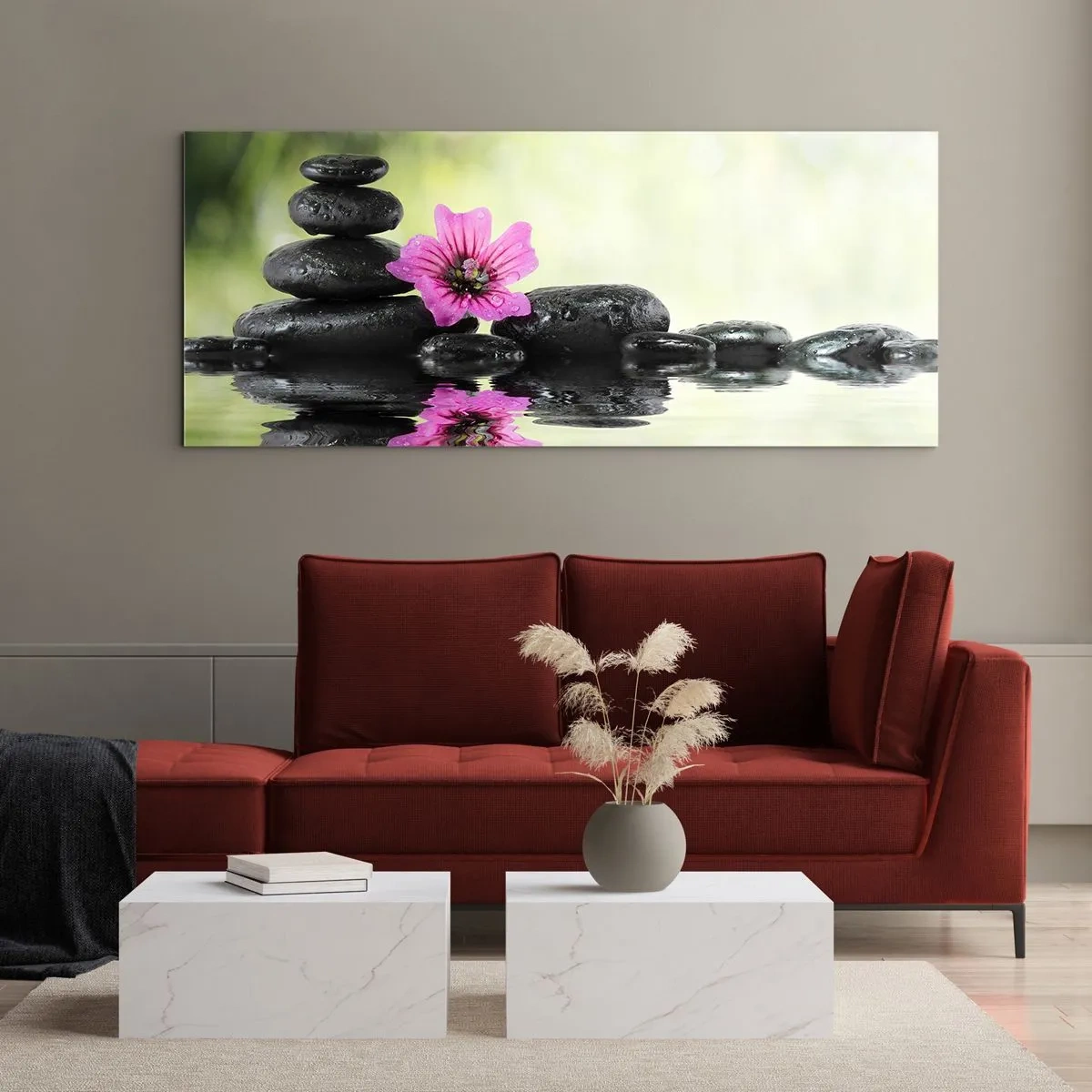 Glasbild - Bild auf glas - Zeit für die Seele - 100x40 cm