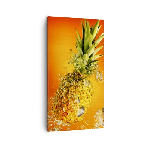 Bild auf Leinwand - Leinwandbild - Tropisch saftige Frische - 55x100 cm