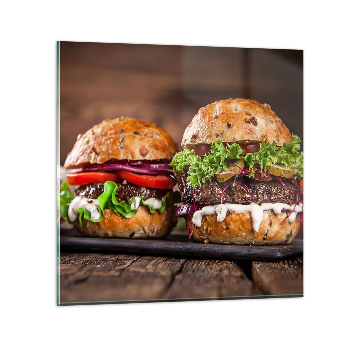 Glasbild - Bild auf glas - Amerikanischer Traum - 50x50 cm