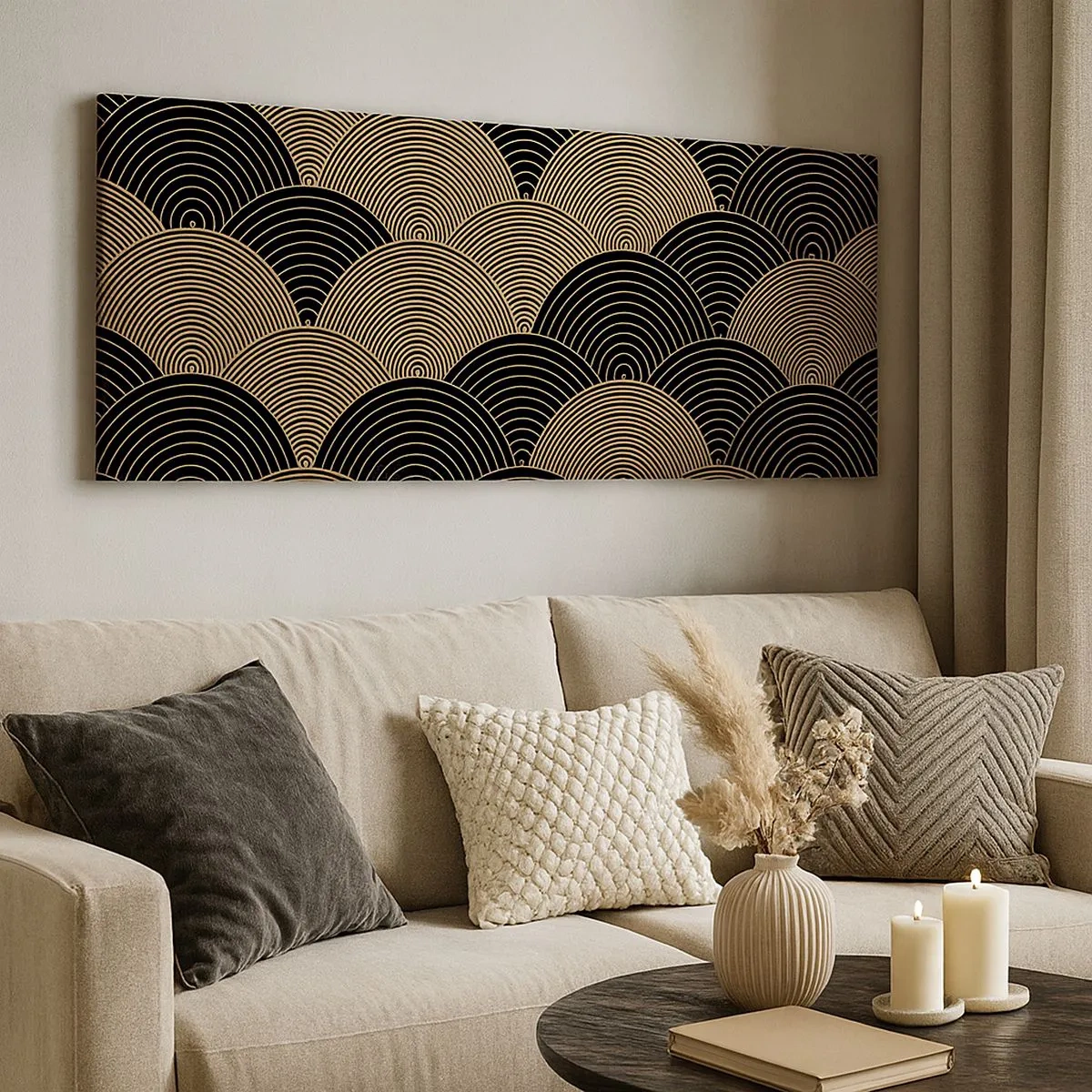 Bild auf Leinwand - Leinwandbild - Einheit in der Vielfalt - 100x40 cm