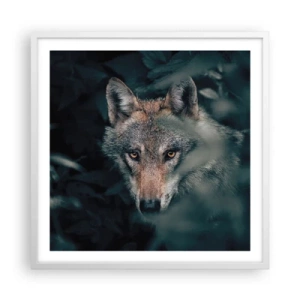 Poster in einem weißen Rahmen - Jäger - 60x60 cm