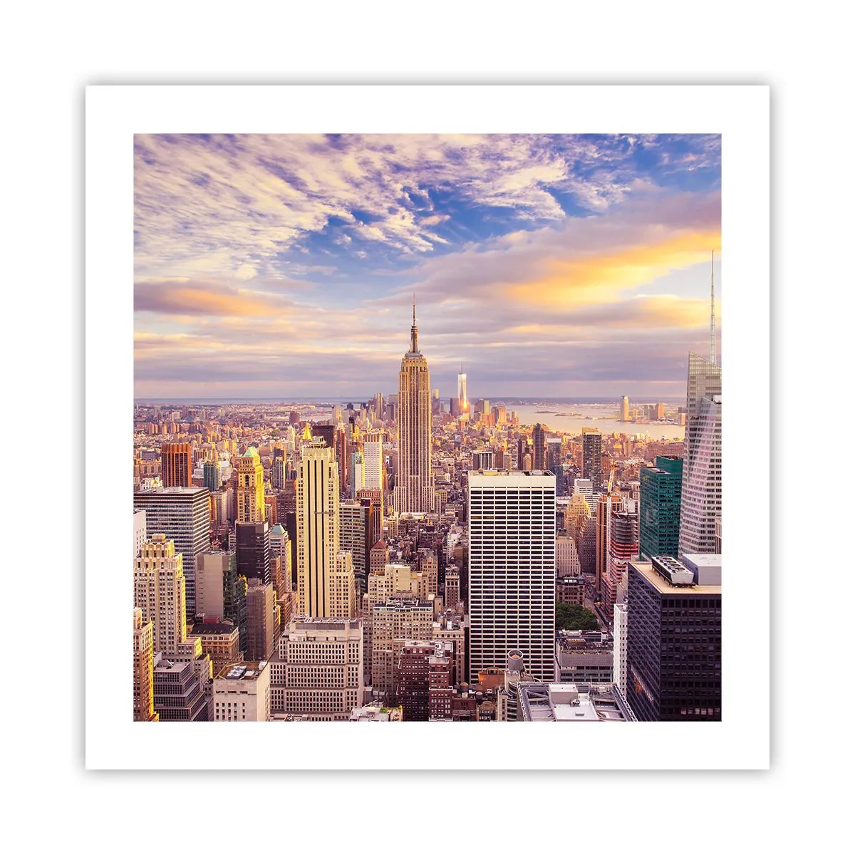 Poster - Nur nach den Wolken greifen - 50x50 cm