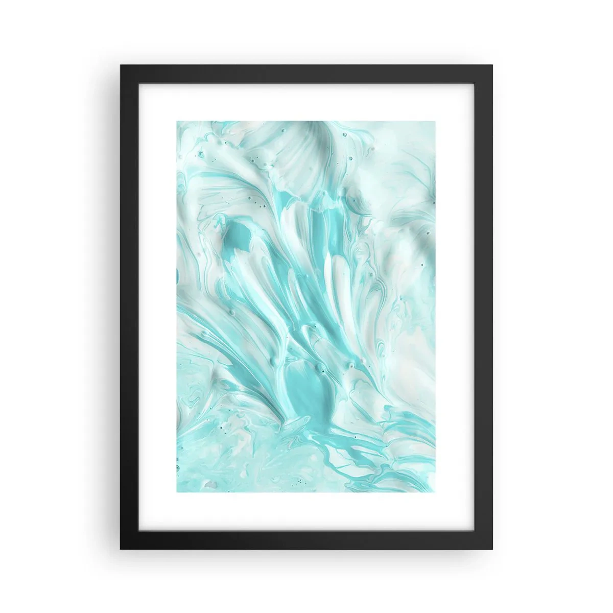 Poster in einem schwarzem Rahmen - Für immer zusammen - 30x40 cm