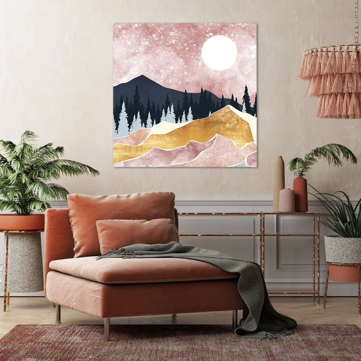 Bild auf Leinwand - Leinwandbild - Nachtwache - 60x60 cm