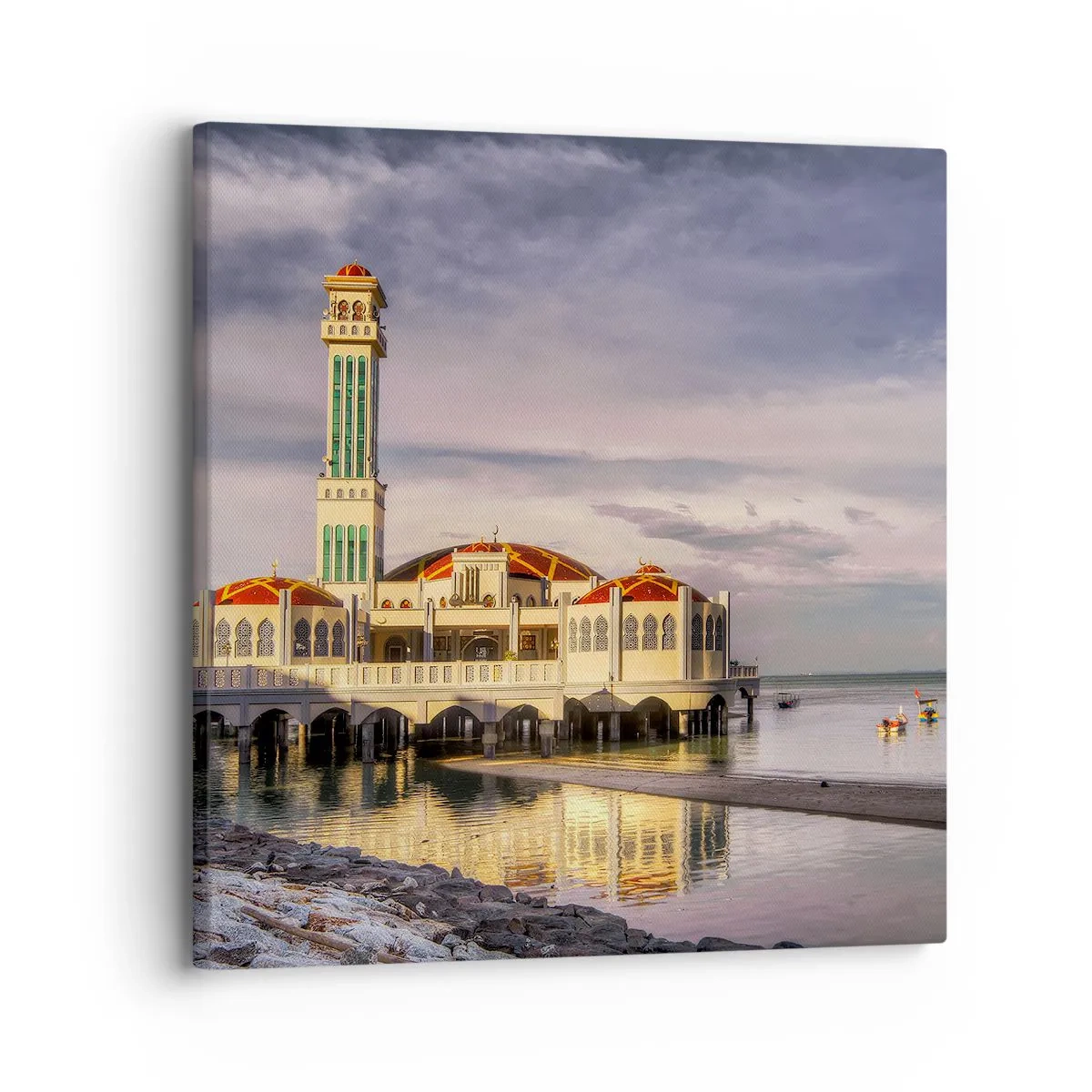 Bild auf Leinwand - Leinwandbild - Tempel der Natur - 30x30 cm