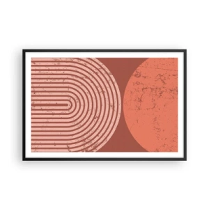 Poster in einem schwarzem Rahmen - Enge Beziehung - 91x61 cm