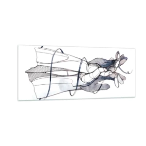 Glasbild - Bild auf glas - Touch-Studie - 100x40 cm