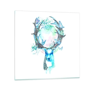 Glasbild - Bild auf glas - Die Kraft und Feinheit der Natur - 70x70 cm