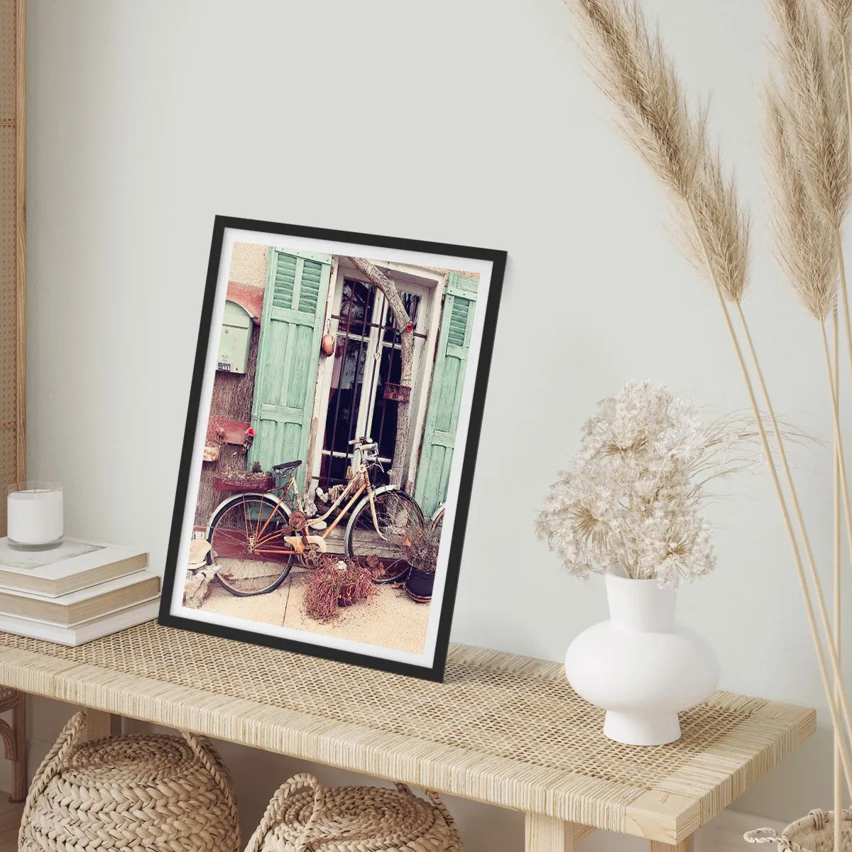 Poster in einem schwarzem Rahmen - Es lebe die Provinz - 61x91 cm