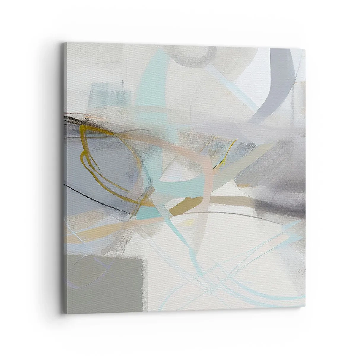 Bild auf Leinwand - Leinwandbild - Neblige Abstraktion - 70x70 cm