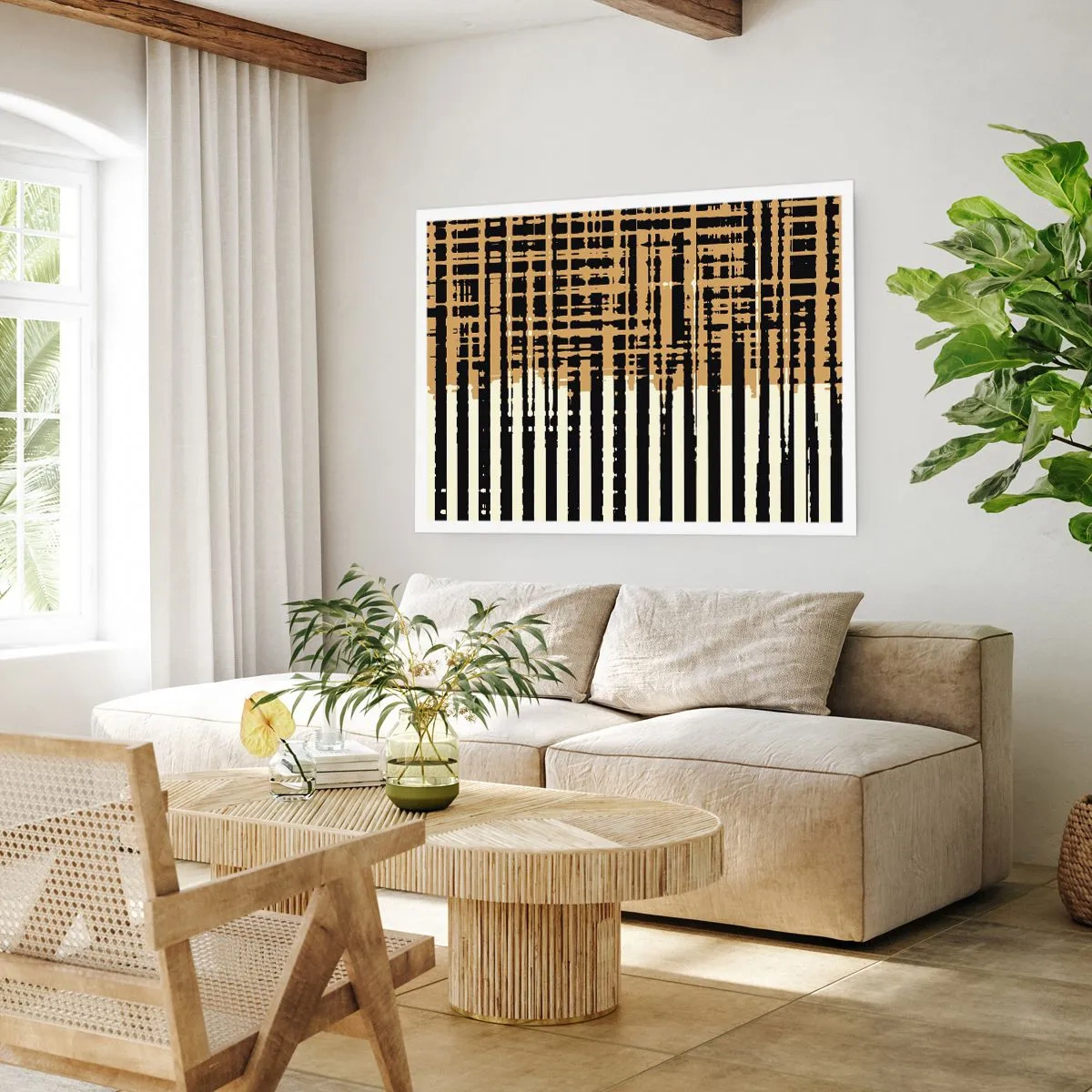 Poster - Architektonische Abstraktion - 91x61 cm