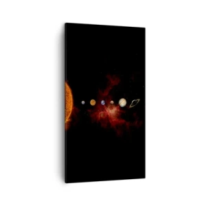 Bild auf Leinwand - Leinwandbild - Unsere Nachbarschaft - 45x80 cm