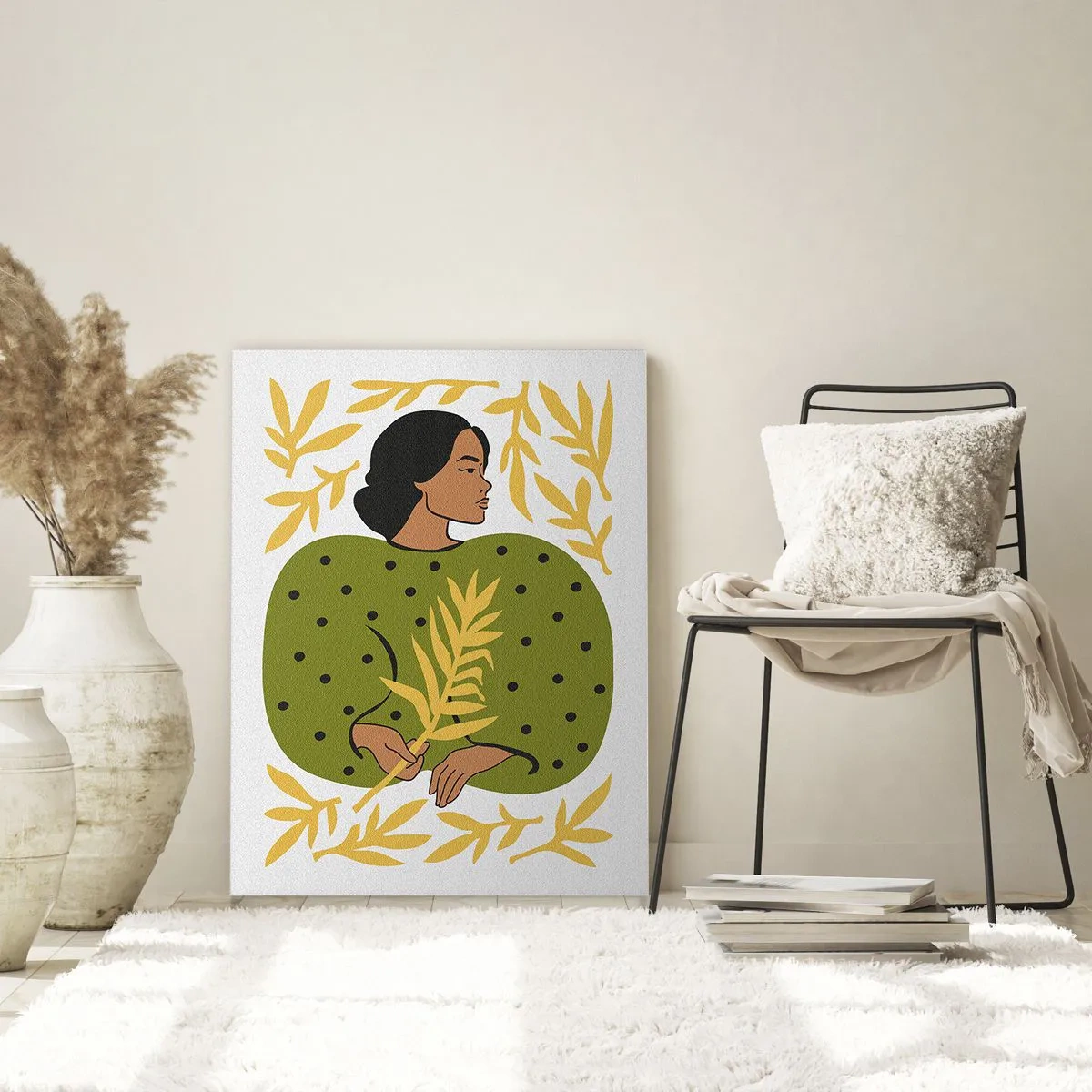 Glasbild - Bild auf glas - Hawaiianisches Mädchen - 80x120 cm